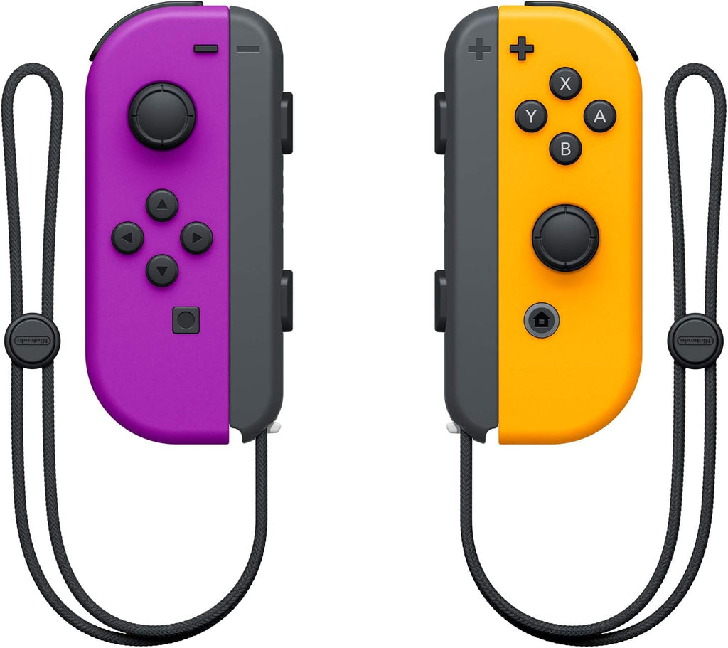 X Rocker Eclipse Video Gaming Floor Chair, Headrest Mounted Speakers, 2.0 Bluetooth, Wireless, 5110301, 31' x 27.5' x 16.5' & Nintendo Neon Purple/Neon Orange Joy-Con (L-R) - Switch