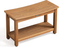 30'' Large Shower Bench Seat, Poly Lumber Bath Stool for Inside Shower Waterproof, HDPS Bathroom Chair for Shaving Legs, Non-Slip & No Maintenance, Brown, Weight Capacity 700LBS (30 x 13 Inches)
