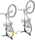 Bike Nook Pro & Vertical Storage Rack With Connector (2 Pack), The Original Vertical Bicycle Floor Stand for Garage, Indoor and Outdoor Storage, Perfect Bike Accessories for Small Spaces