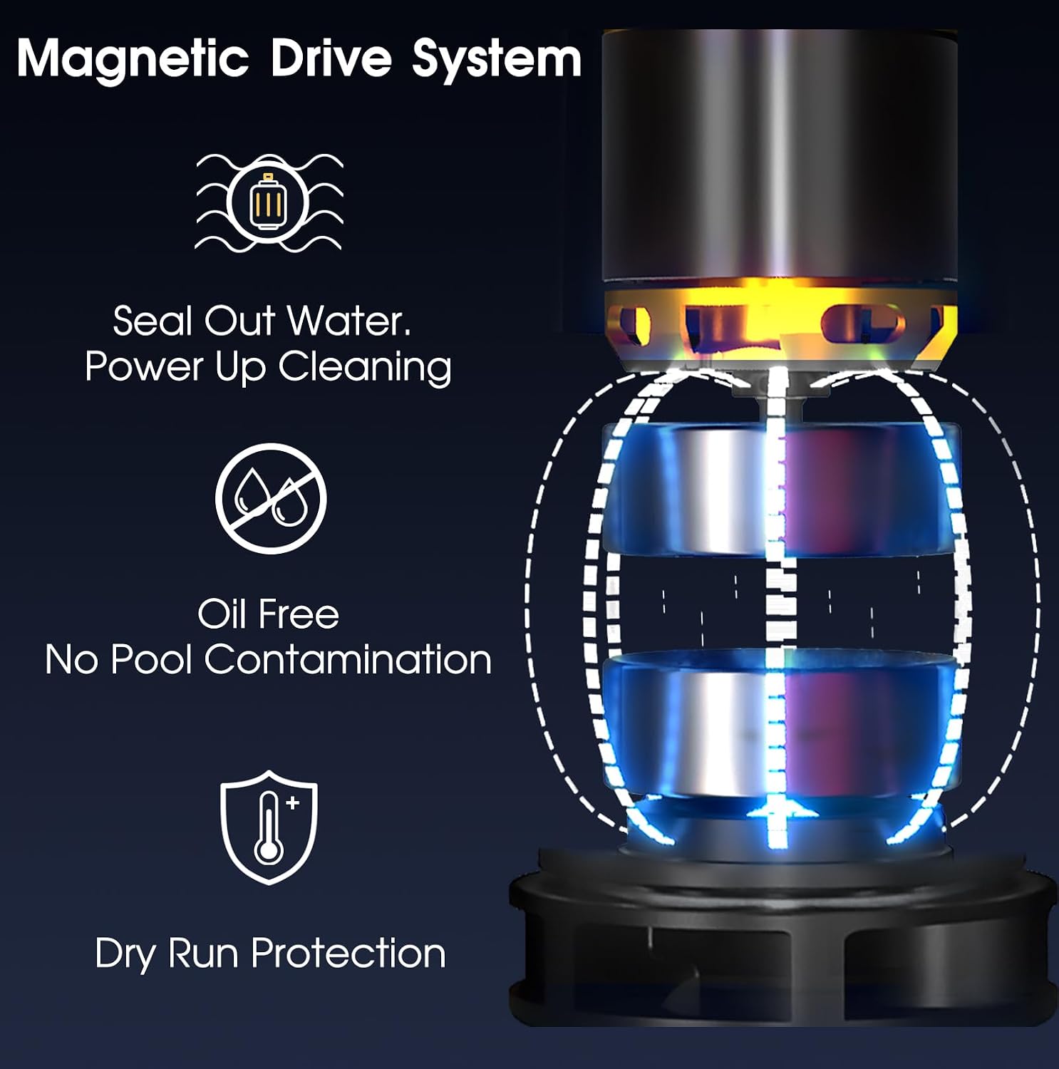 Cordless Pool Vacuum-25 Micron Fluff Ultra Fine Filter, True Powerful Suction 18.9GPM,1H Runtime, Handheld Rechargeable Hot Tub Cleaner with Poles for Above Ground&Inground Pool