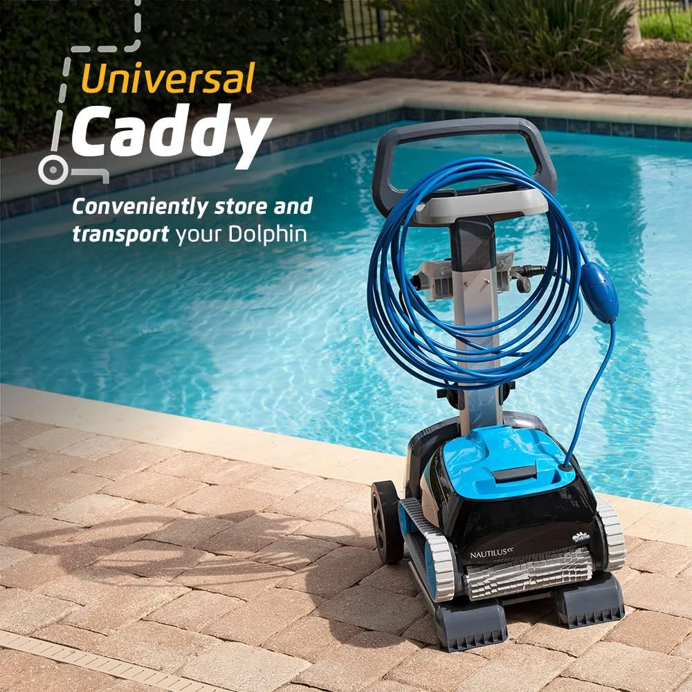 Dolphin Nautilus CC Robotic Pool Vacuum Cleaner up to 33 FT - Premium Bundle with Caddy and Cover