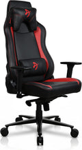 Arozzi Vernazza Soft PU Leather Ergonomic Office and Gaming Chair with High Backrest Recliner Swivel Tilt Rocker Adjustable Height and Adjustable Lumbar and Neck Support - Red