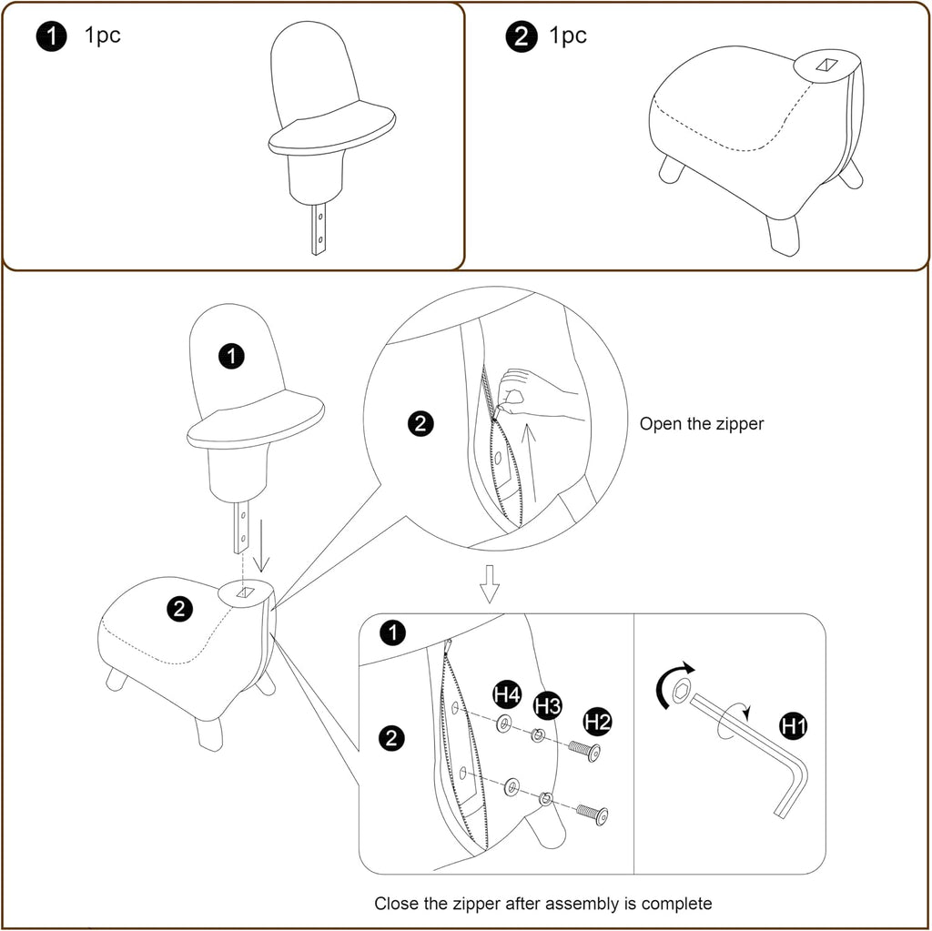 Animal Shape Gaming Chair, Soft Lamb Wool, Cute Duckbill-Shaped Chair for kids, Deep Cushion, Small Sofa for Small Space, Ideal for Bedroom/Living Room/Office, Stylish Furniture, Easy Assembly, Pink