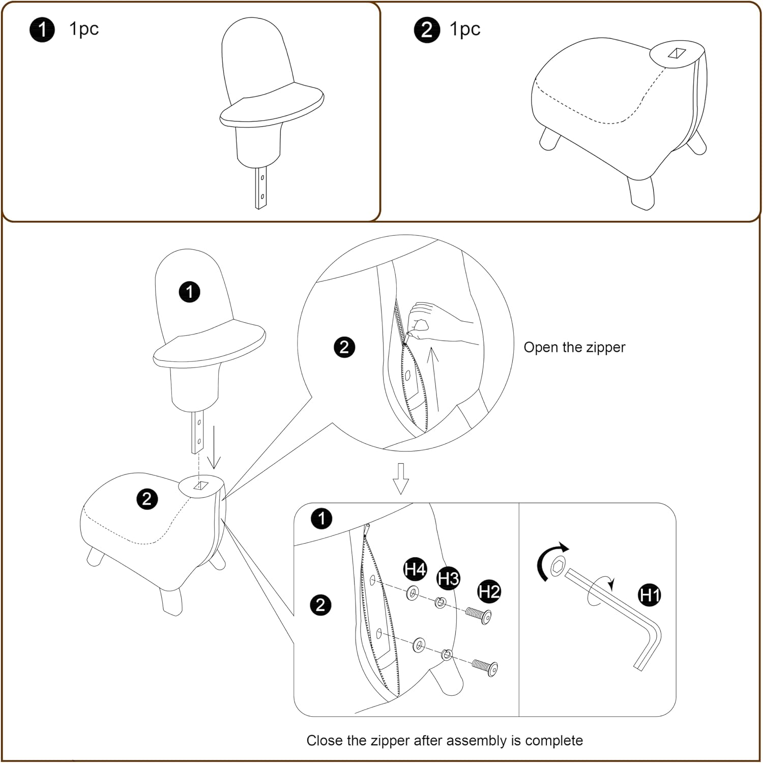 Animal Shape Gaming Chair, Soft Lamb Wool, Cute Duckbill-Shaped Chair for kids, Deep Cushion, Small Sofa for Small Space, Ideal for Bedroom/Living Room/Office, Stylish Furniture, Easy Assembly, Beige