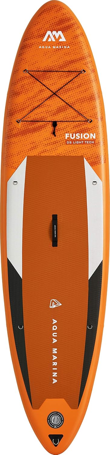Aqua Marina Fusion, Inflatable Stand Up Paddle Board (iSUP) Package, 330 cm Length, Orange