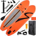 TLSUNNY 11FT Inflatable Stand Up Paddle Board, 3 Fins Paddleboard with Full SUP Accessories for All Skill Levels, Portable Two-Way Hand Pump and Carry Bag, 400LBS