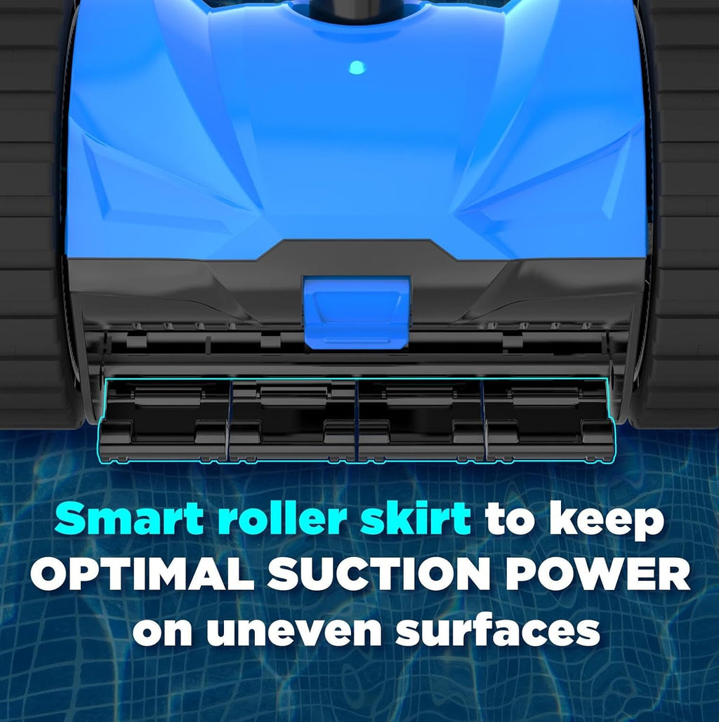 Automatic Turbine Pool Cleaner for Large Inground Pool, Suction-Side Pool Vacuum Cleaner (Full Set)