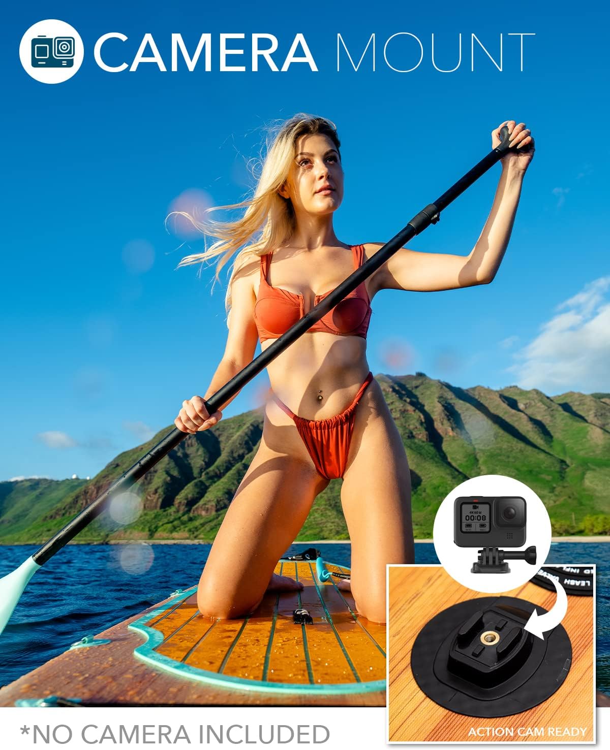 DAMA 9'6'/10'6'/11' Inflatable Stand Up Paddle Board, Yoga Board, Camera Seat, Floating Paddle, Hand Pump, Board Carrier, Waterproof Bag, Drop Stitch, Traveling Board for Surfing