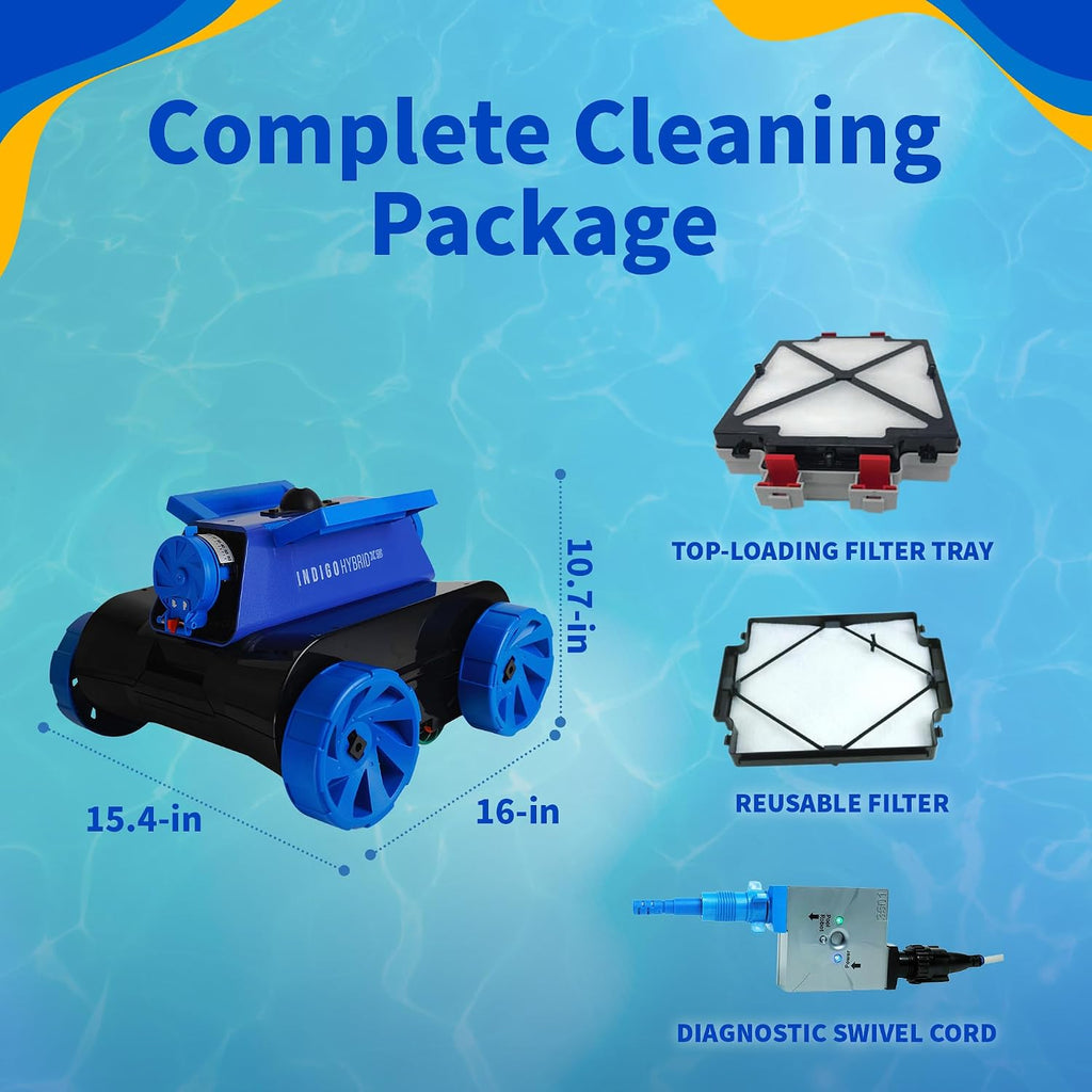 Blue Wave Indigo Hybrid x-5 Robotic Cleaner