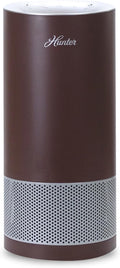 Hunter HP400 Air Purifiers for Home, Air Purifier Tower for Pets, Odors, Allergens, Smoke, Dust, VOC's. Air Purifiers for Bedroom and Small Room. Bronze and Silver