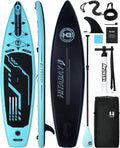 Inflatable Stand Up Paddle Board with Premium SUP Accessories & Camera Mount, Inflatable Ultra-Light (17.3lbs) Paddle Board for Adults & Youth of All Skill Levels, 11' Inflatable SUP Board