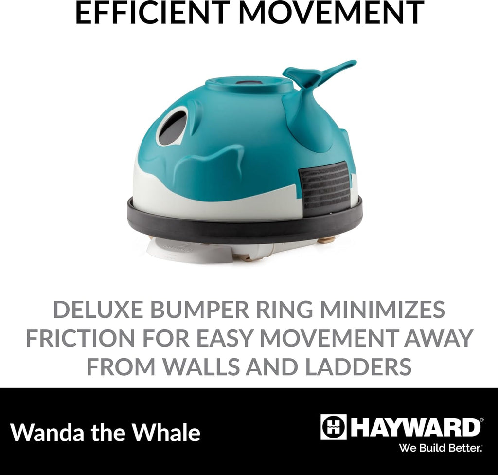 Hayward W3900 Wanda the Whale Above-Ground Suction Pool Cleaner for Any Size Pool, Automatic Pool Vacuum Cleaner