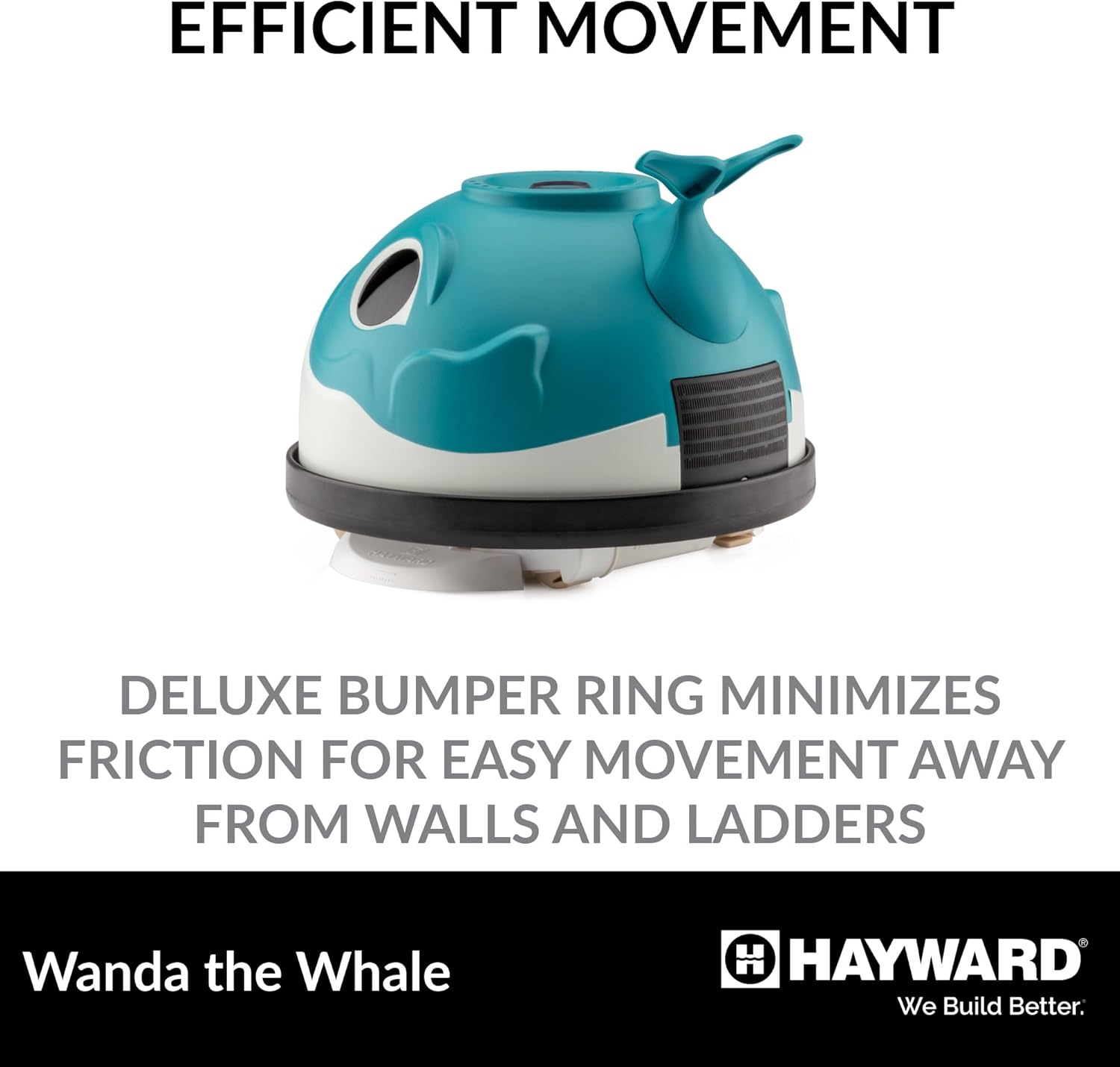 Hayward W3900 Wanda the Whale Above-Ground Suction Pool Cleaner for Any Size Pool, Automatic Pool Vacuum Cleaner