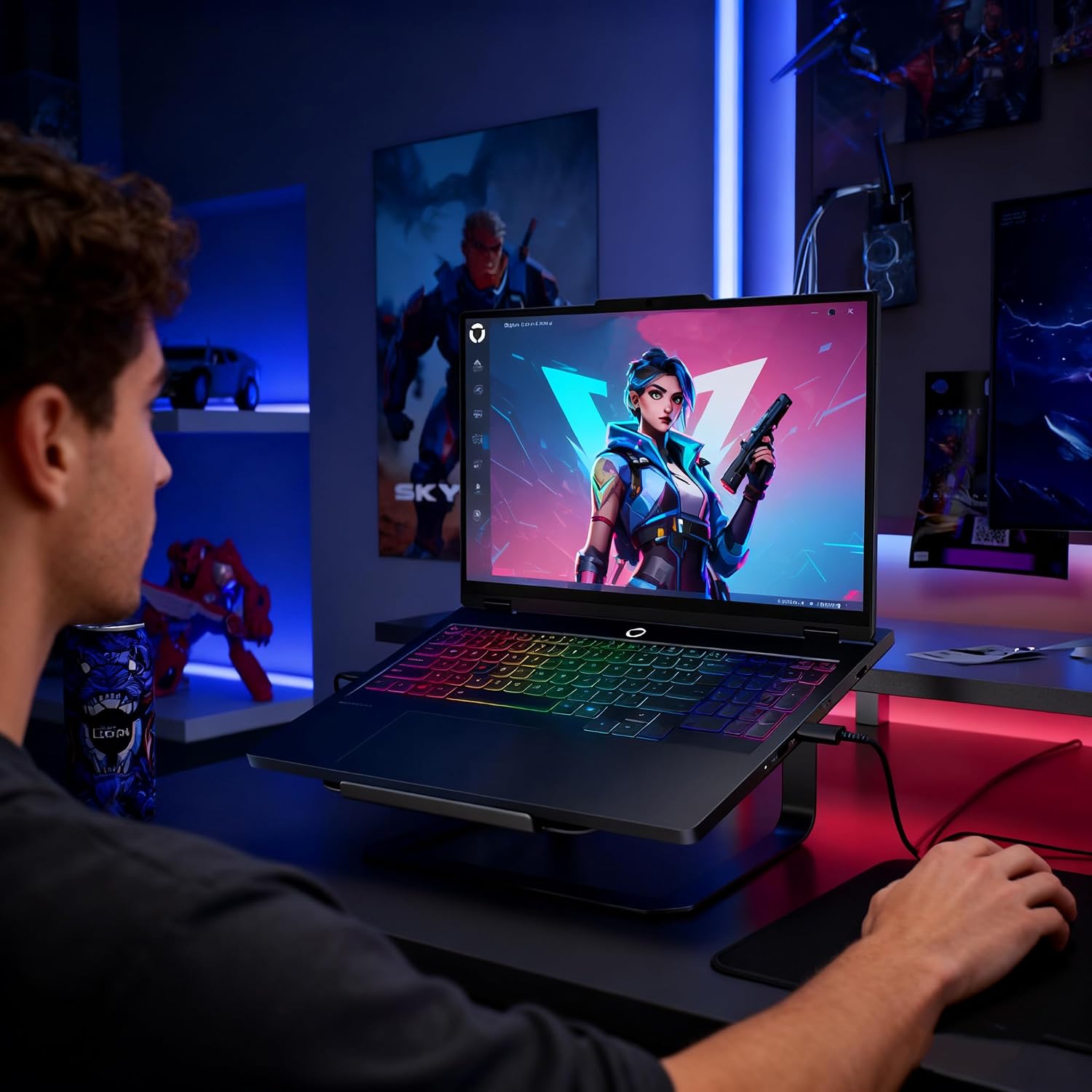 Lenovo Legion 5 Pro 5i Gen 10 Gaming Laptop (16' 2.5K OLED G-SYNC 165Hz, NVIDIA RTX 5060 8GB, Intel Core Ultra 7 255HX, 64GB DDR5 RAM, 2TB SSD), 24-Zone RGB Backlit, Wi-Fi 7, 5MP Webcam, Win 11 Home