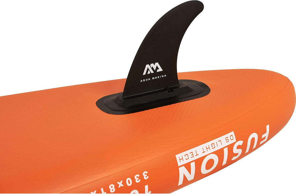 Aqua Marina Fusion, Inflatable Stand Up Paddle Board (iSUP) Package, 330 cm Length, Orange