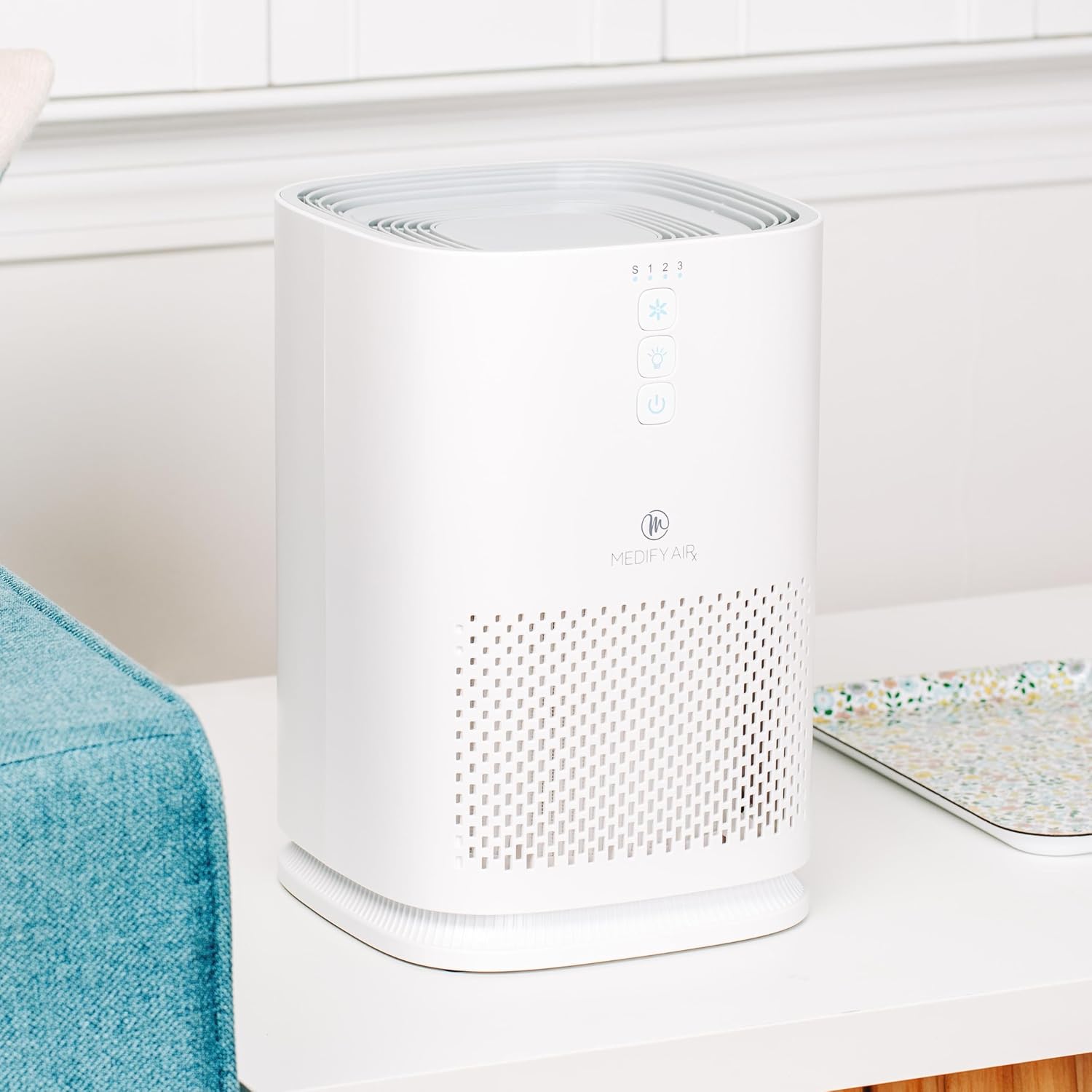 Medify MA-14 Air Purifier with True HEPA H13 Filter | 470 ft² per Hour for Smoke, Odors, Pollen, Pets | 99.9% Removal to 0.1 Microns | White, 2-Pack