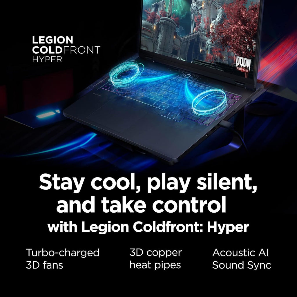 Lenovo Legion 5 Pro 5i Gen 10 Gaming Laptop (16' 2.5K OLED G-SYNC 165Hz, NVIDIA RTX 5060 8GB, Intel Core Ultra 7 255HX, 64GB DDR5 RAM, 2TB SSD), 24-Zone RGB Backlit, Wi-Fi 7, 5MP Webcam, Win 11 Home