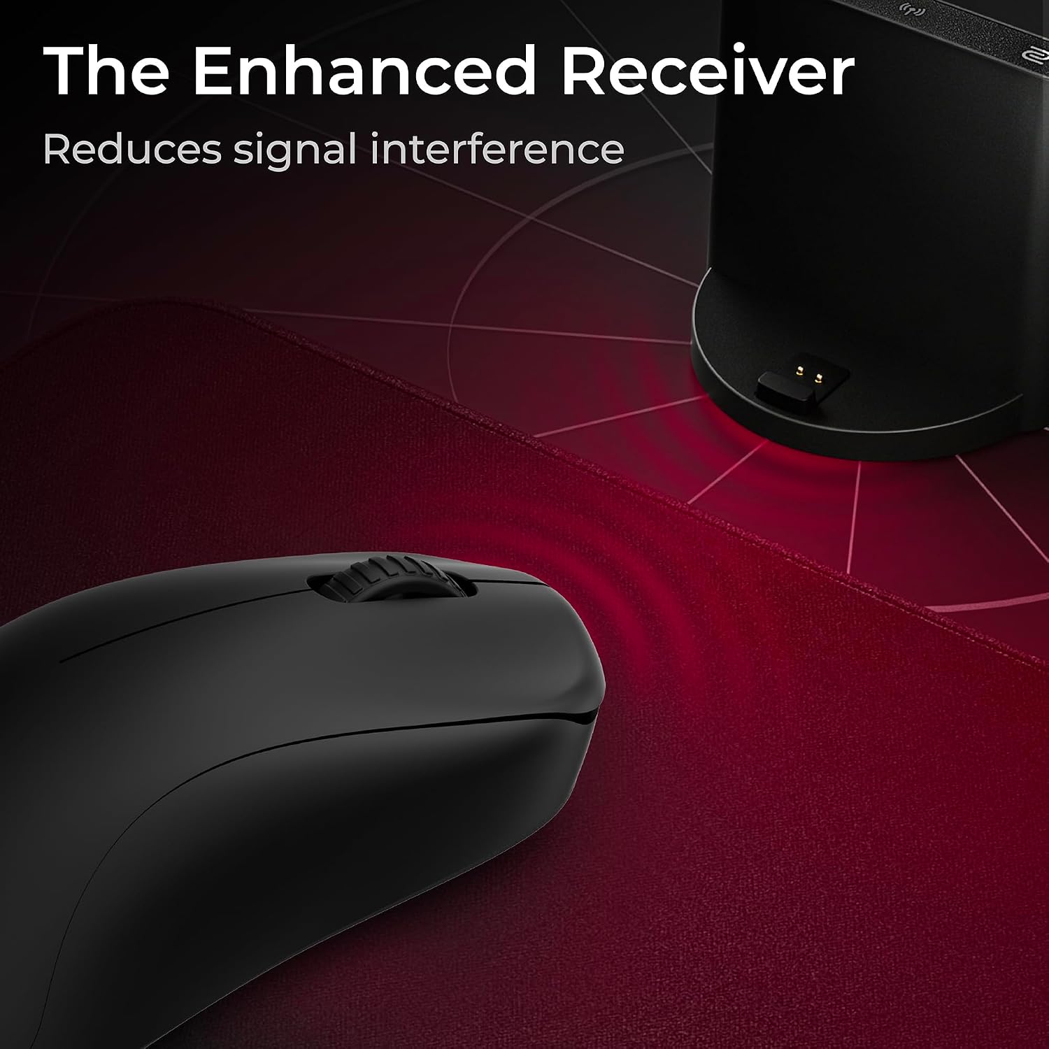 BenQ Zowie S2-DW 4K Wireless Mouse for Esports, Sports Science, 4K Enhanced Receiver, 65g, Symmetrical, Driverless, 3950 Sensor, 4K Polling Rate