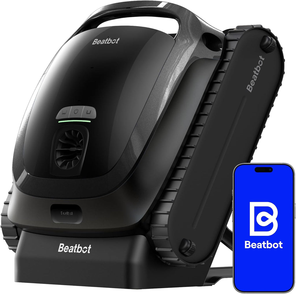 Beatbot AquaSense 2 Cordless Robotic Pool Vacuum Cleaner, Smart Surface Parking, Double-Pass Waterline Scrubbing, Cleans Floor, Walls and Waterline