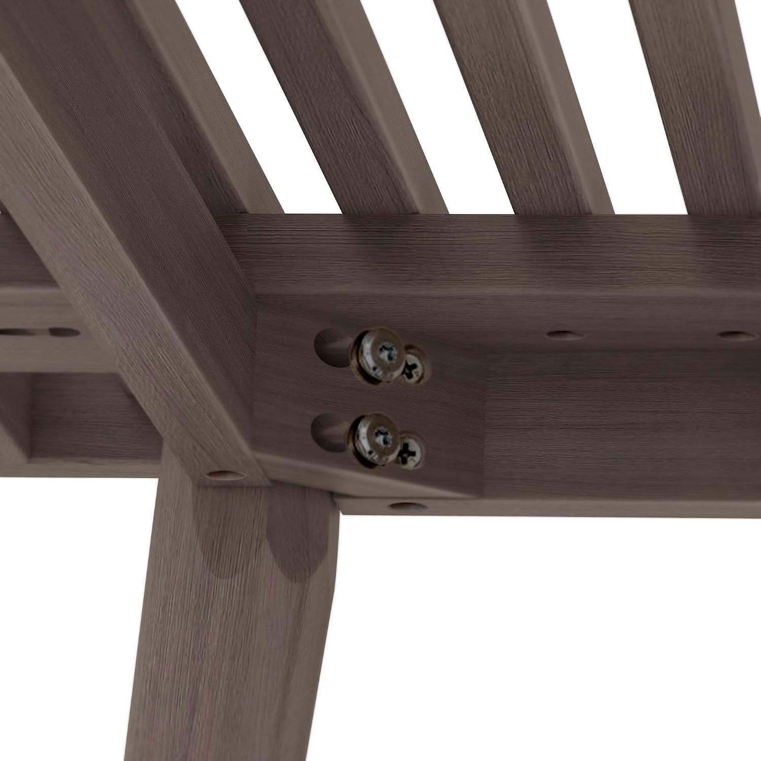 Plank+Beam Entryway Bench, Wooden End of Bed Bench for Bedroom, Mid-Century Modern Square Bench for Hallway, Living Room, Indoor, Porch, 41.25', Clay