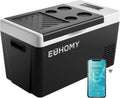 EUHOMY 12 Volt Refrigerator, 23QT(22L) Compressor Electric Cooler APP Control, Car Fridge -4℉~68℉, Portable Refrigerator 12/24V DC 100-240V AC, Portable Freezer for Camping, Travel, Boat