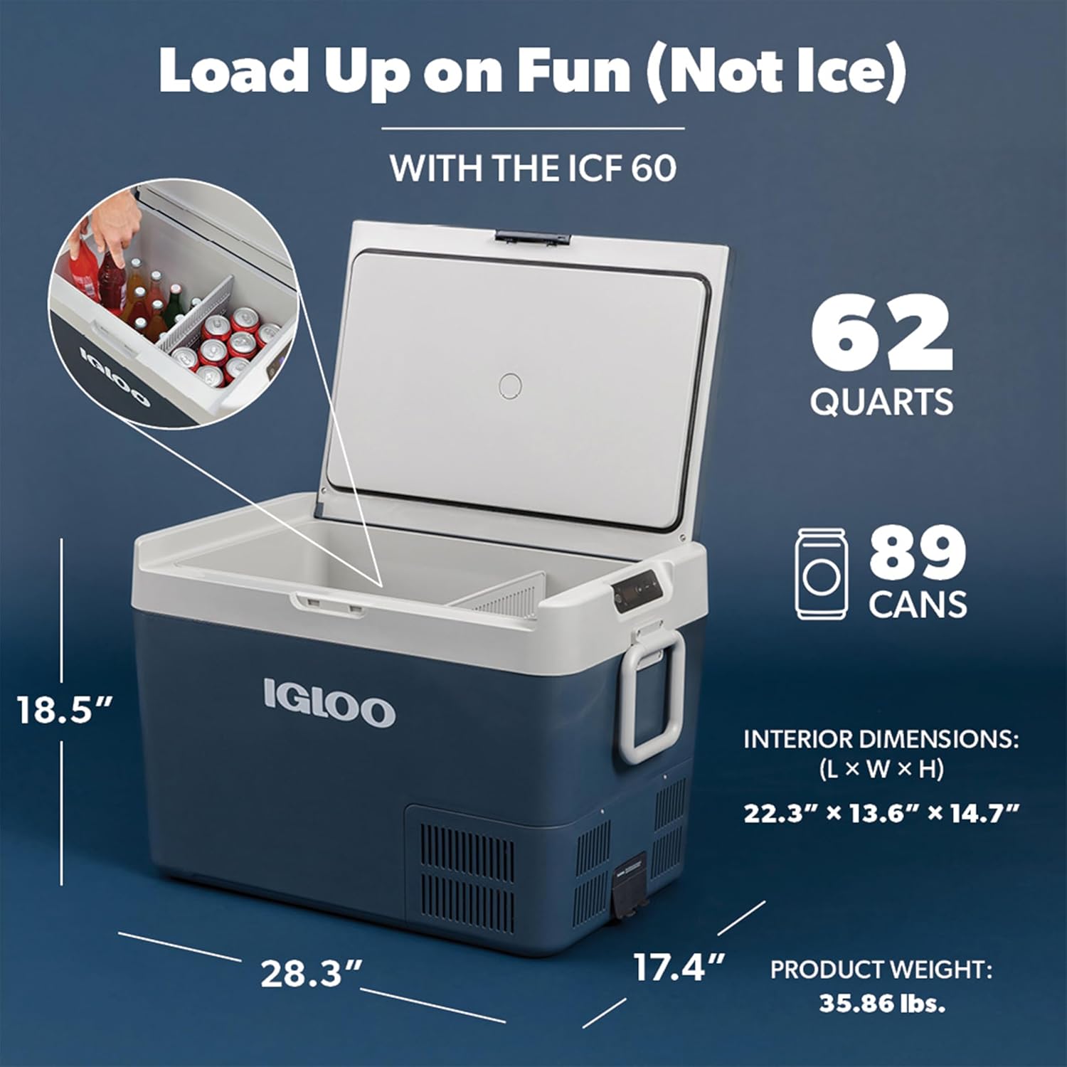 Igloo ICF Electric Compressor Cooler