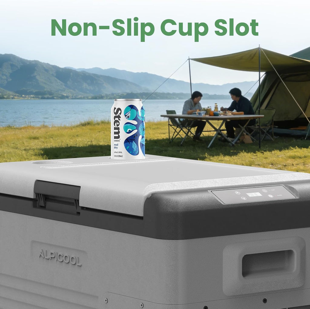 ALIPICOOL Electric Cooler 12 Volt Portable Refrigerator for Car, 29 Quart Car Fridge, Single Zone Car Freezer Cooler 12/24V DC, 110~240V AC for Camping，Overlanding, RV, Truck, -4℉ to 68℉ (CL30）