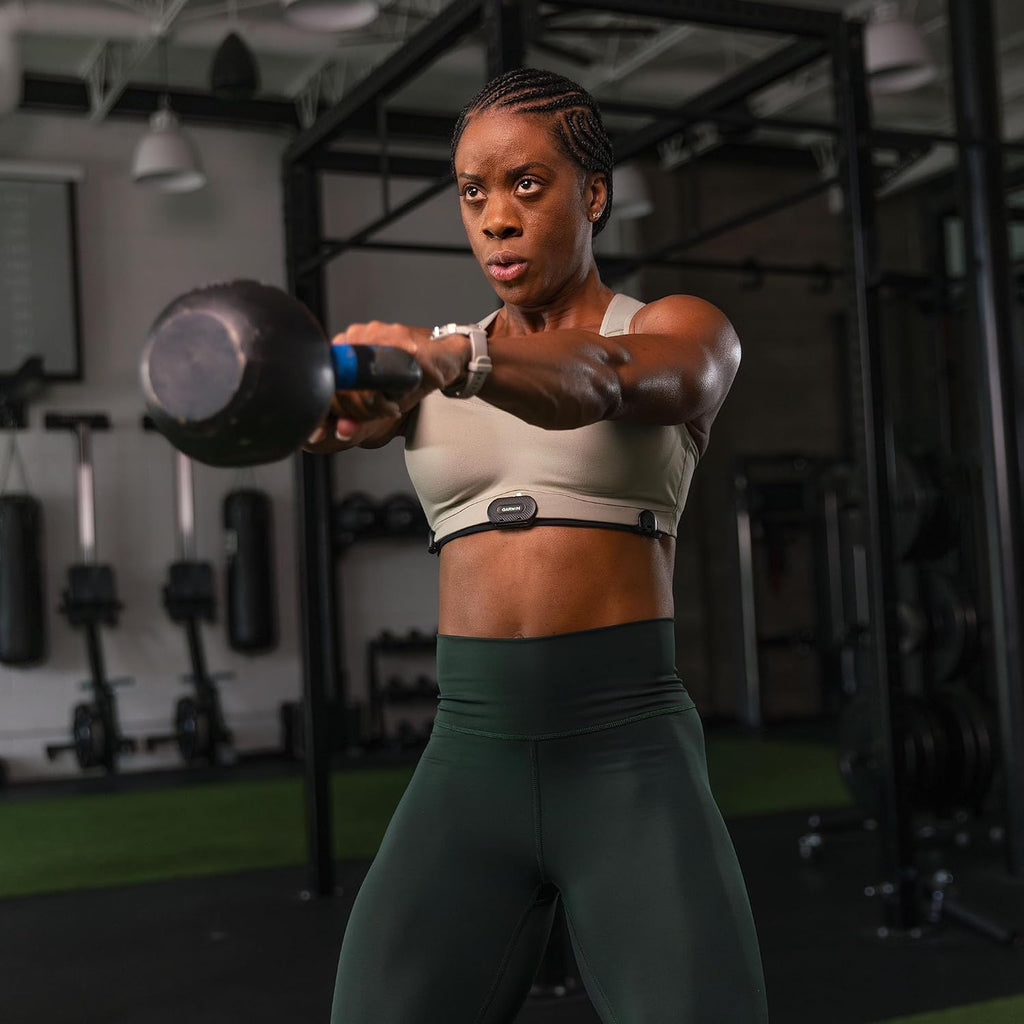 Garmin HRM Heart Rate Monitor Chest Strap | Wireless, Real-Time Transmission for Indoor and Outdoor Exercise | Signature Series Resistance Band