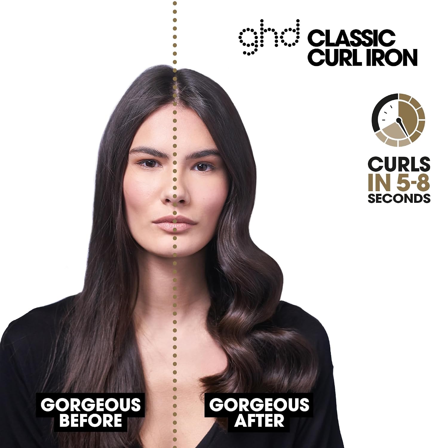 ghd Curve® Professional Hair Curling Irons & Wands | Soft Waves, Classic and Tight Curls | 0.5 –1.5 Inch Barrels' | 365ºF Styling Temp Preventing Heat Damage + Auto Sleep Mode