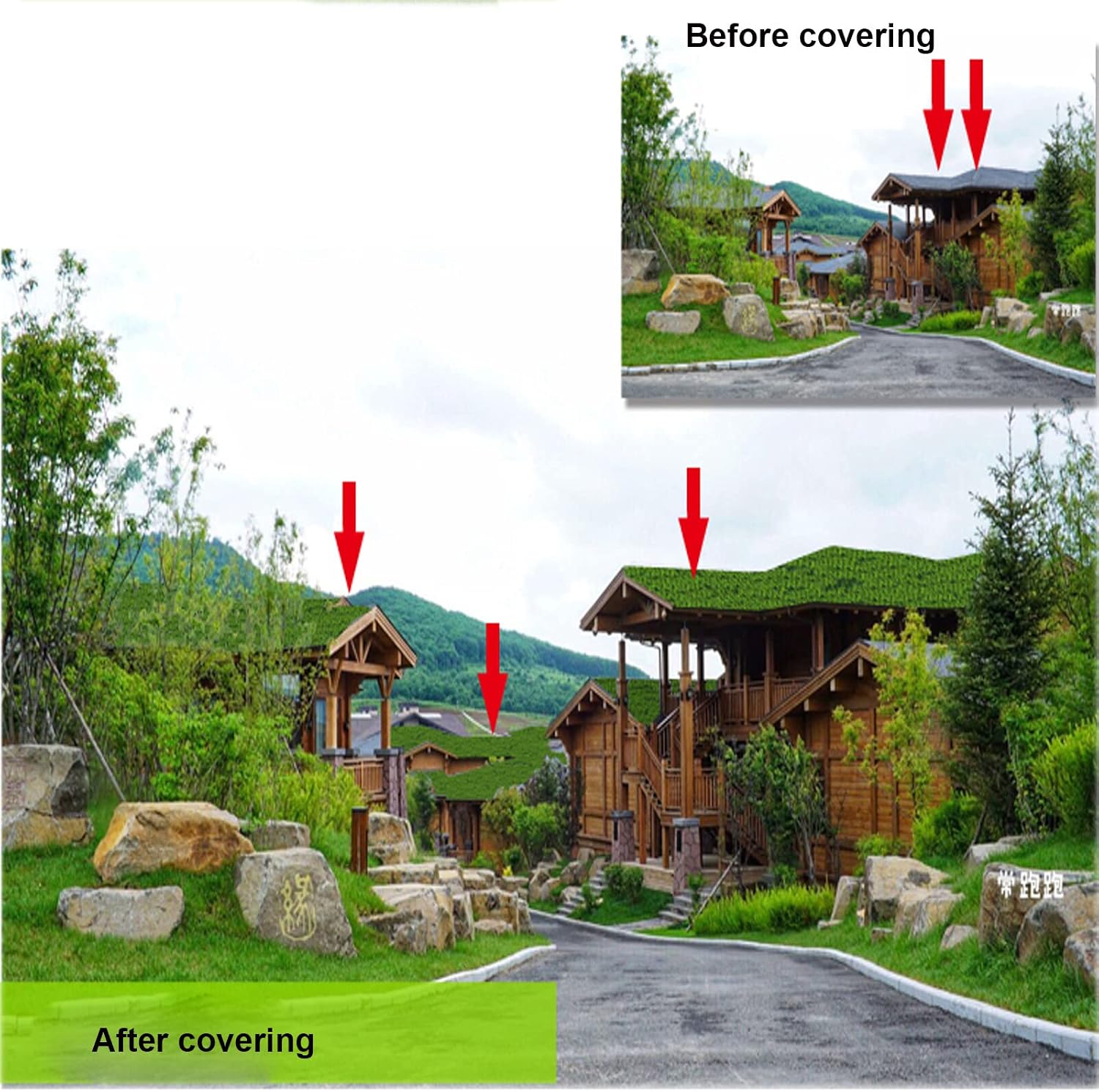 Amadon Camouflage net for Farmland Cover,Camo Net for Mountain Greening and Landscaping,Camo Netting for House Shading,Camouflage Netting for Activity Decoration,for Garden,Pavilion