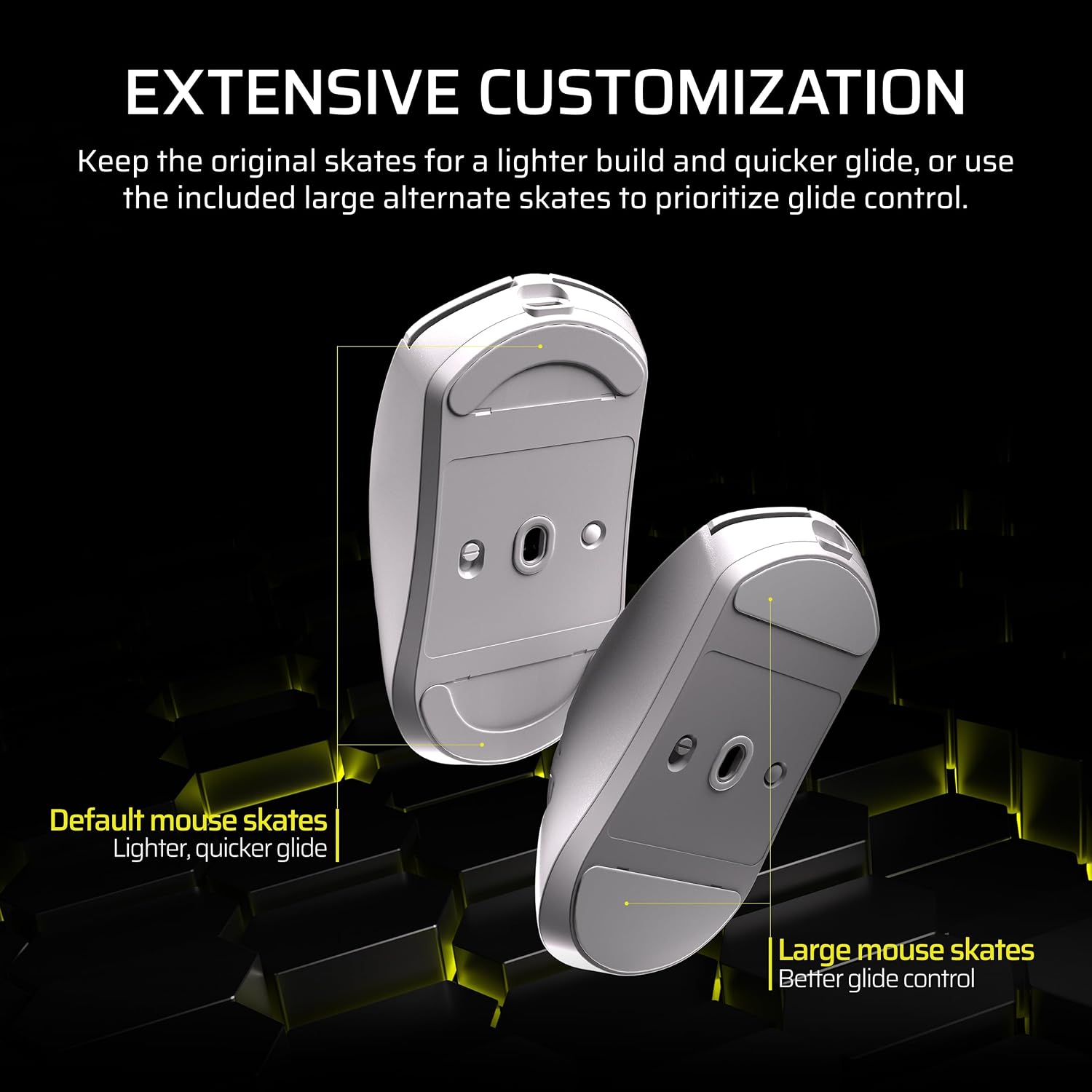 Corsair Sabre v2 PRO Wireless MG FPS Gaming Mouse – 33,000 DPI Marksman S Sensor, 8,000Hz Hyper-Polling, Durable Magnesium, Lightweight, Up to 120hr Battery – White
