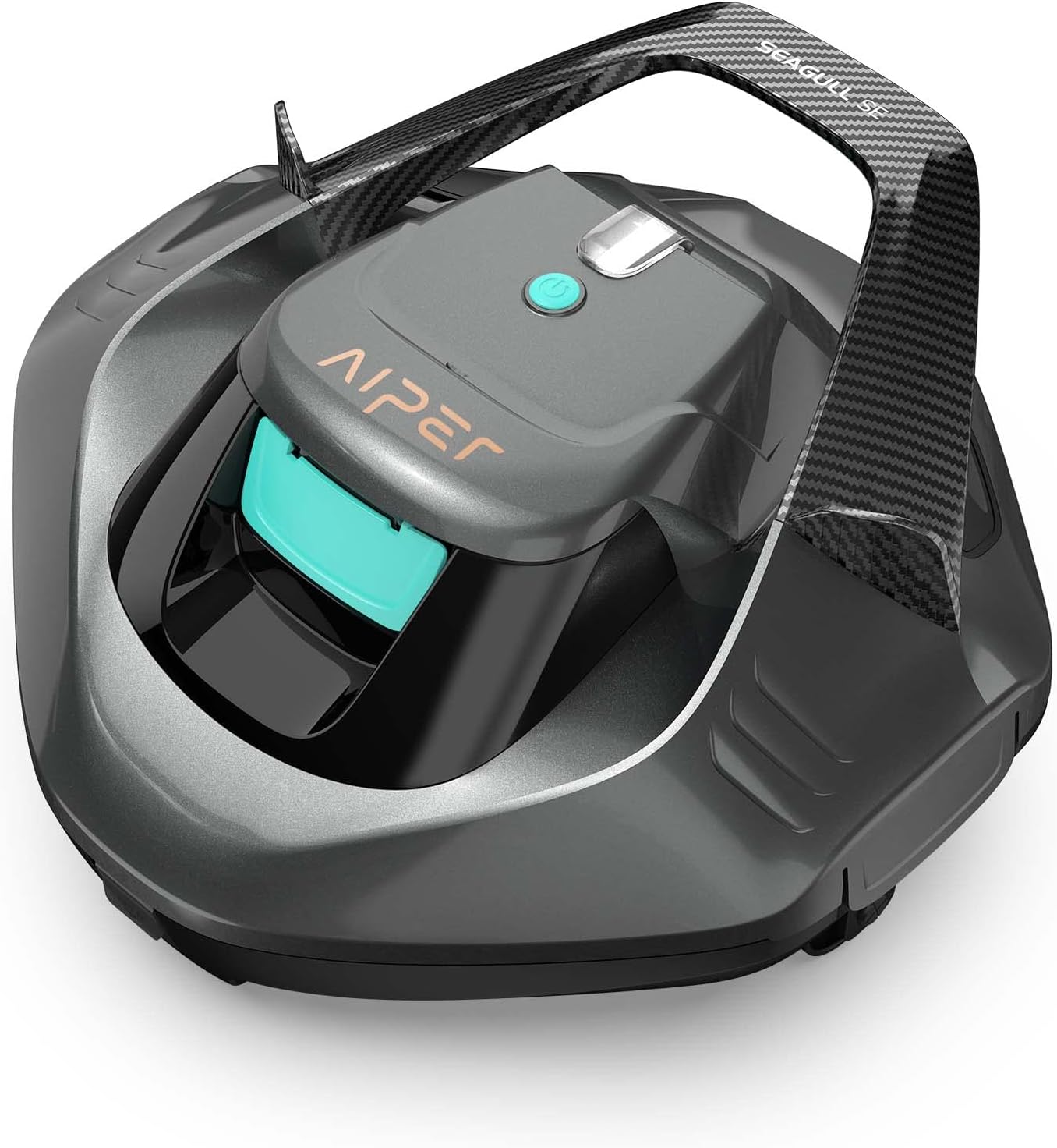AIPER Cordless Robotic Pool Vacuum, Self-Parking Technology, Portable, Ideal for Above-Ground Flat Pool up to 40 Feet(Renewed)