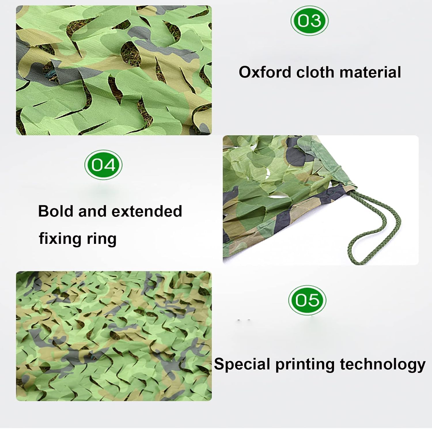Amadon Camouflage net for Farmland Cover,Camo Net for Mountain Greening and Landscaping,Camo Netting for House Shading,Camouflage Netting for Activity Decoration,for Garden,Pavilion