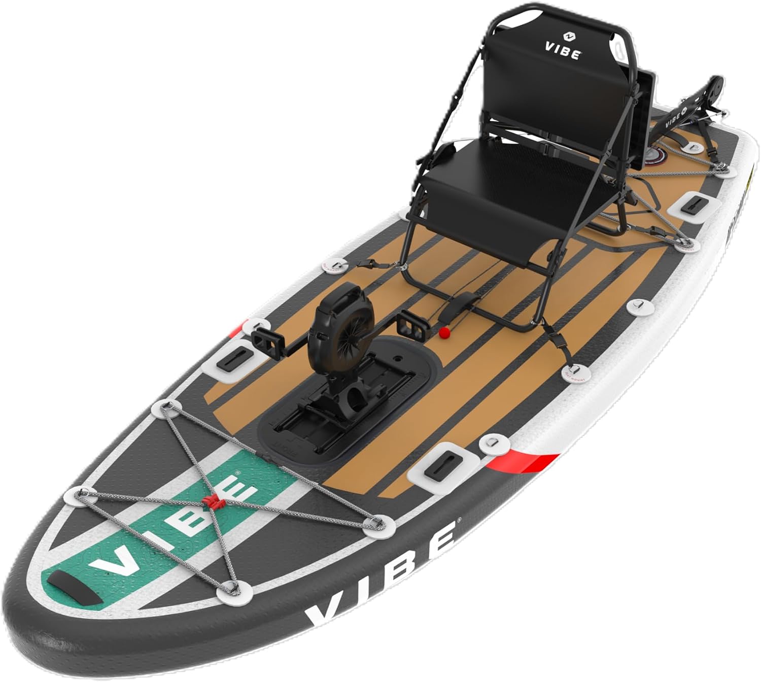 Uptown 100 Lite Inflatable Paddle Board with Seat & Pedal Drive | Includes Paddles, Pump, Carrying Bag | 10ft, Easy Storage & Transport | All-in-One Water Adventure Solution