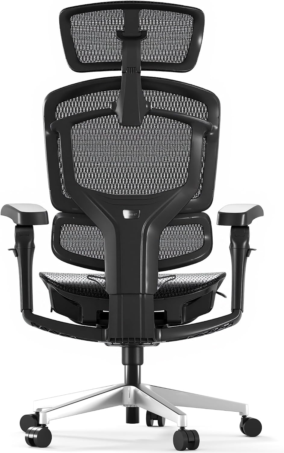 FLEXISPOT ErgoX-PRO Ergonomic Office Chair with Footrest Black – AeroWeave 5.0 Mesh Seat, 5D Lumbar, 7D Armrests, 4D Headrest, 551LBS Capacity – Office, Gaming, Home