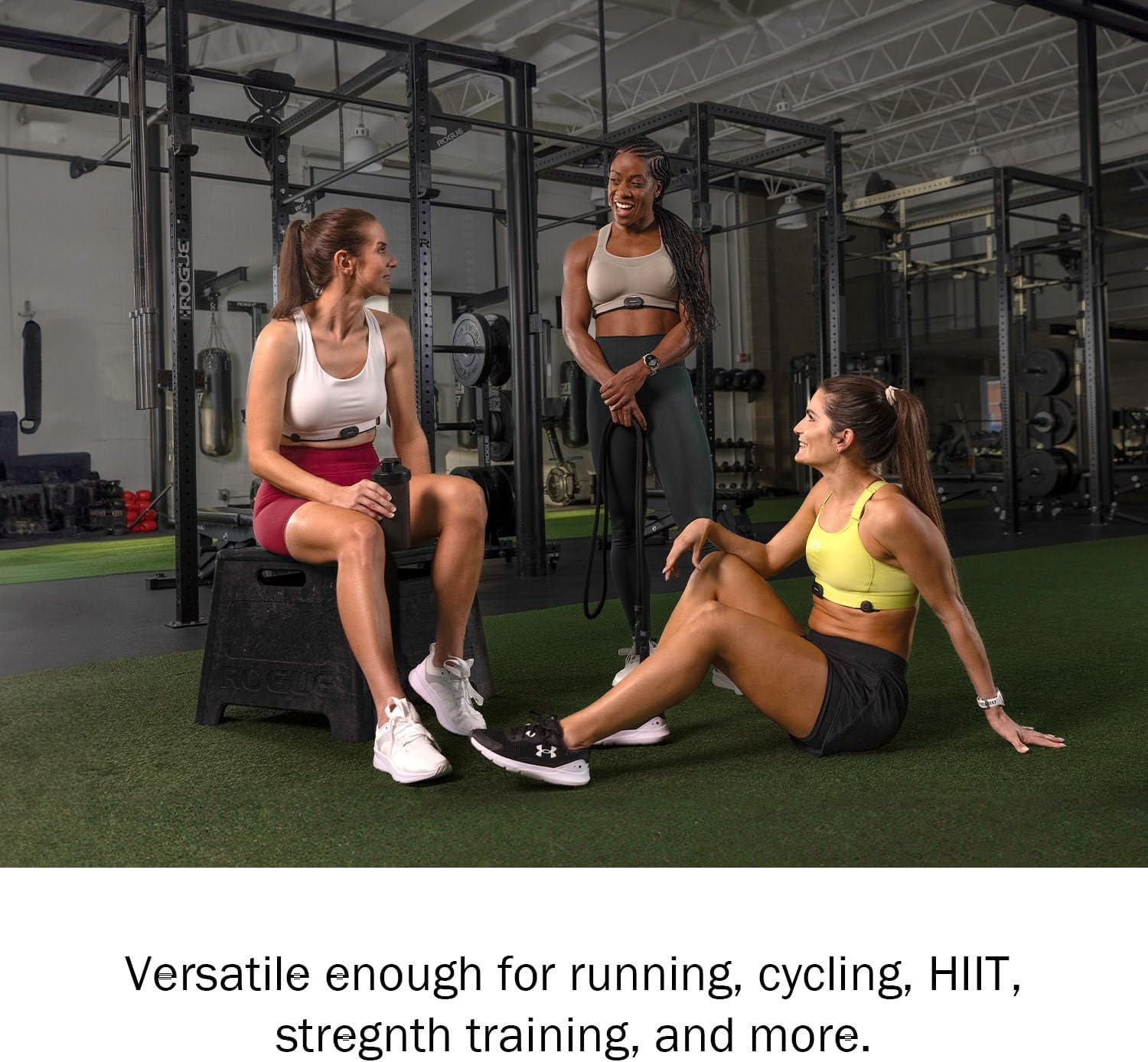 Garmin HRM Heart Rate Monitor Chest Strap | Wireless, Real-Time Transmission for Indoor and Outdoor Exercise | Signature Series Resistance Band