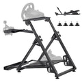 VEVOR Racing Wheel Stand, Adjustable & Foldable Simulator Stand for Logitech G923 G920 G29 G27, Thrustmaster T300RS TX F458 T500RS T3PA-PRO(F1/GT) Gaming Cockpit,Pedals Simulator NOT Included