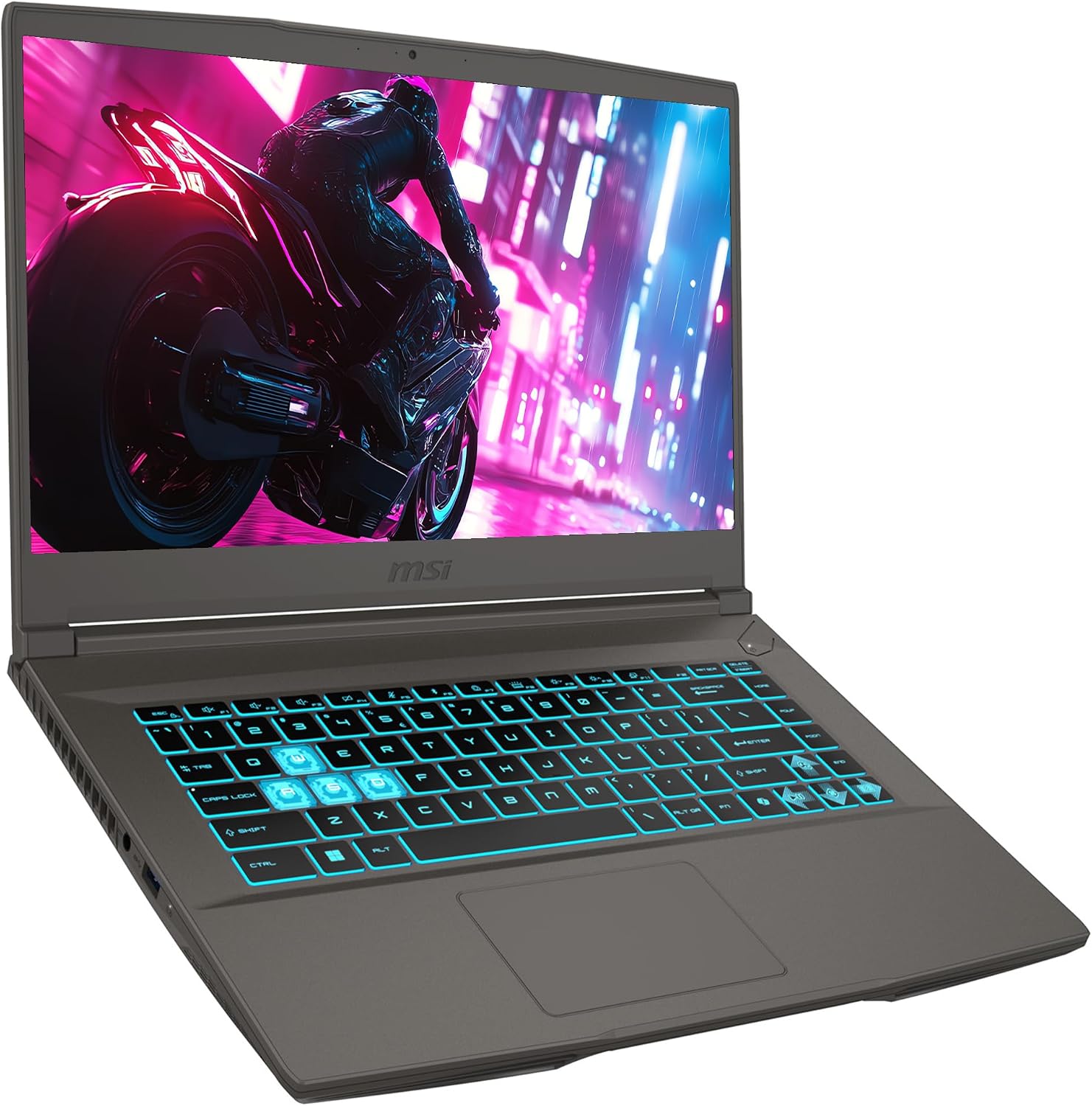 msi Thin 15 Gaming Laptop, Intel i5-13420H, 64 GB DDR4 RAM, 2 TB PCIe SSD, 15.6' FHD (1920x1080) 144Hz Display, Nvidia G-Force RTX 3050, Backlit Keyboard, W11 Pro, Cosmos Gray