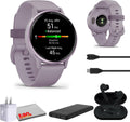 Garmin Vivoactive 5 Fitness Tracker Smart Watch for Women & Men with Metallic Orchid Bezel w/Orchid Case and Silicone Band with 11 Days Battery Life and Bright 1.2' AMOLED Touchscreen Display