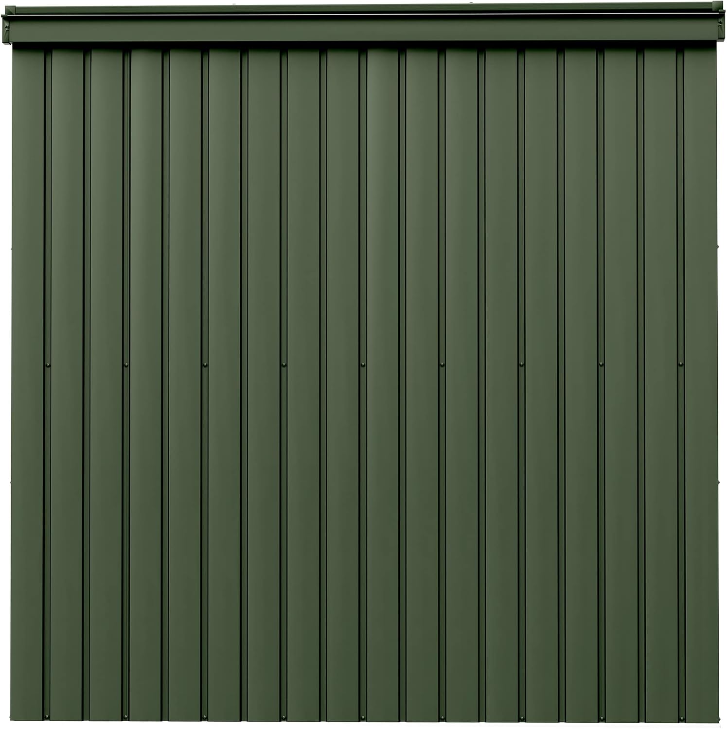 Scotts 6' x 4' Garden Storage Shed Outdoor Lockable Water-Resistant Steel Building with Tool Hanger and Pent Roof, Green