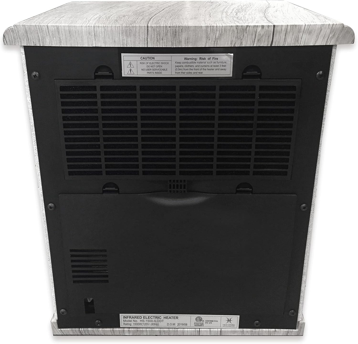 Heat Storm HS-1500-ILODG Cabinet Heater, 15' H x 13.5' W x 11' D, Gray