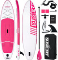 Inflatable Stand Up Paddle Board with SUP Accessories,Inflatable Paddle Boards for Adults & Youth, Anti-Slip EVA Deck,Wide Stance,Dual Action Pump,108L Backpack