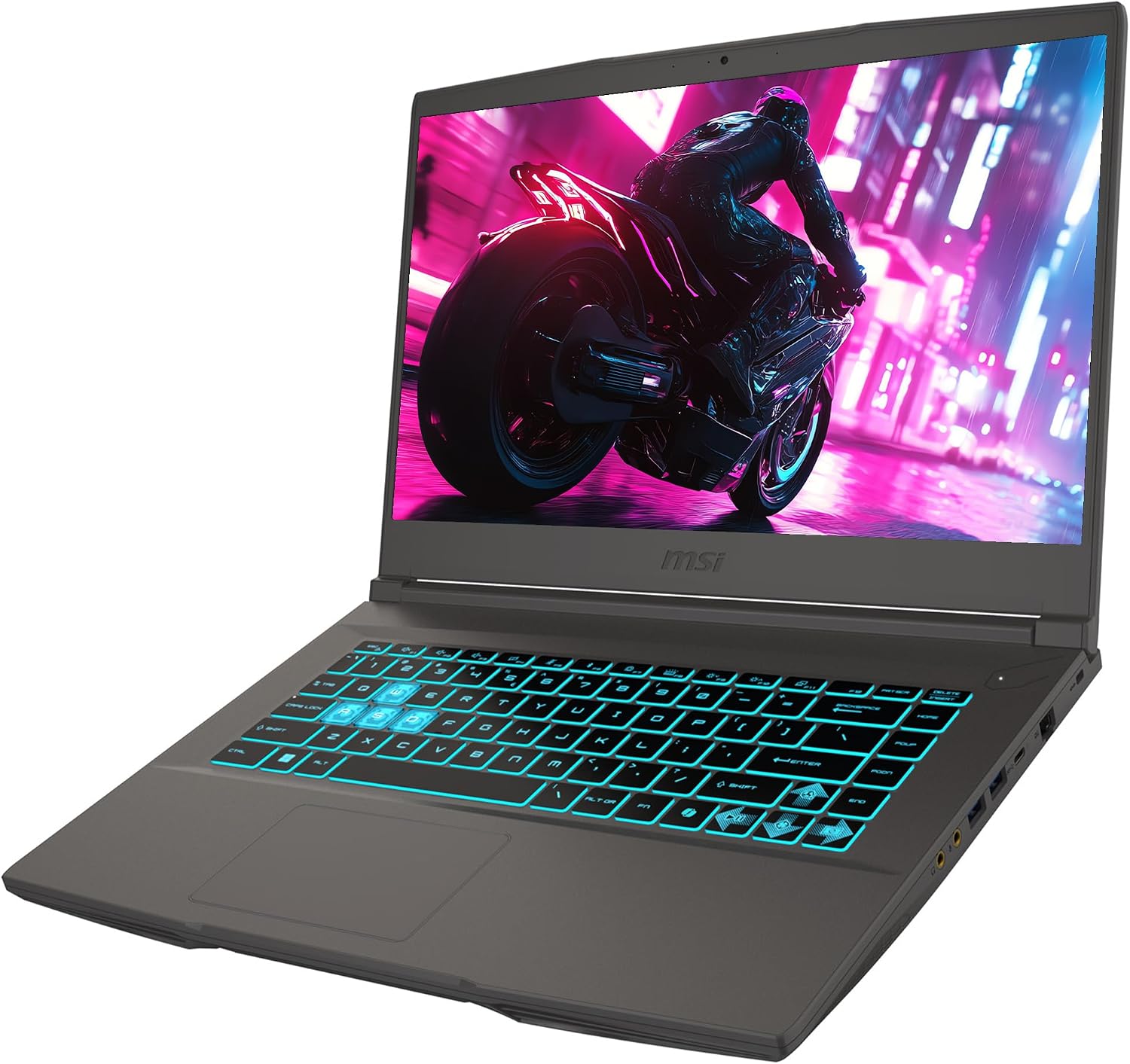 msi Thin 15 Gaming Laptop, Intel i5-13420H, 64 GB DDR4 RAM, 1 TB PCIe SSD, 15.6' FHD (1920x1080) 144Hz Display, Nvidia G-Force RTX 3050, Backlit Keyboard, W11 Home, Cosmos Gray