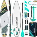 11'6' Inflatable Stand Up Paddle Boards, Premium SUP Accessories, Non-Slip Comfort Deck for Youth & Adults
