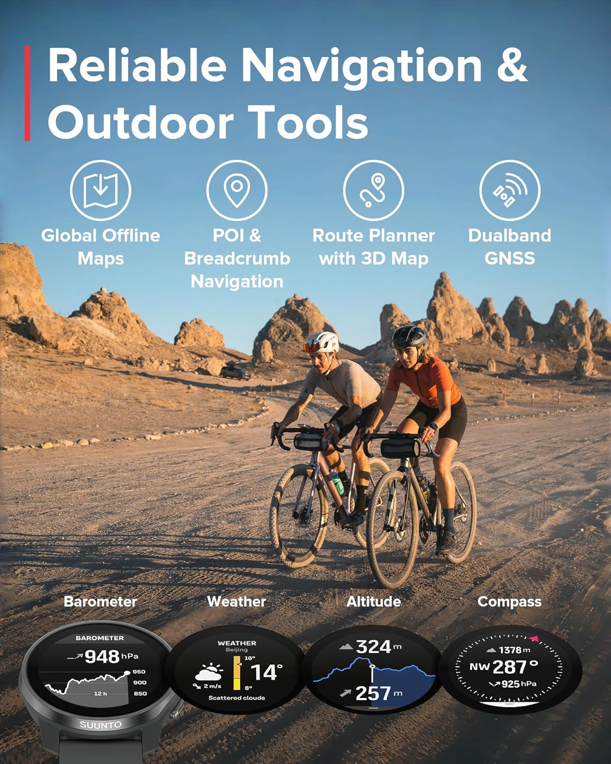 SUUNTO Race S GPS Sports Watch, 1.32' AMOLED Touchscreen w/Crown Button, 13 Days Battery Life, Training & Sleep Health Tracking, Dual-GNSS, 32GB Global Offline Maps, Lightweight for Running, Graphite