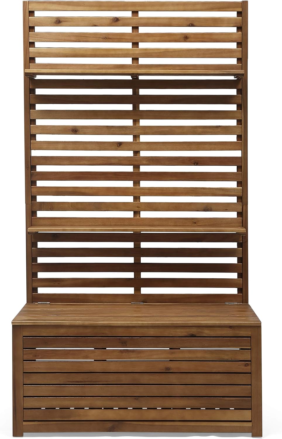 Christopher Knight Home Priscilla Outdoor Wooden Hall Tree, Teak Finish