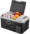 BODEGA BODEGACOOLER 12 Volt Car Refrigerator, 18 Quart Portable Freezer, Car Fridge -4℉-68℉, Compressor Electric Cooler 12/24V DC100-240 Volt AC for Outdoor RV Camping Travel Vehicles Home Use, Black