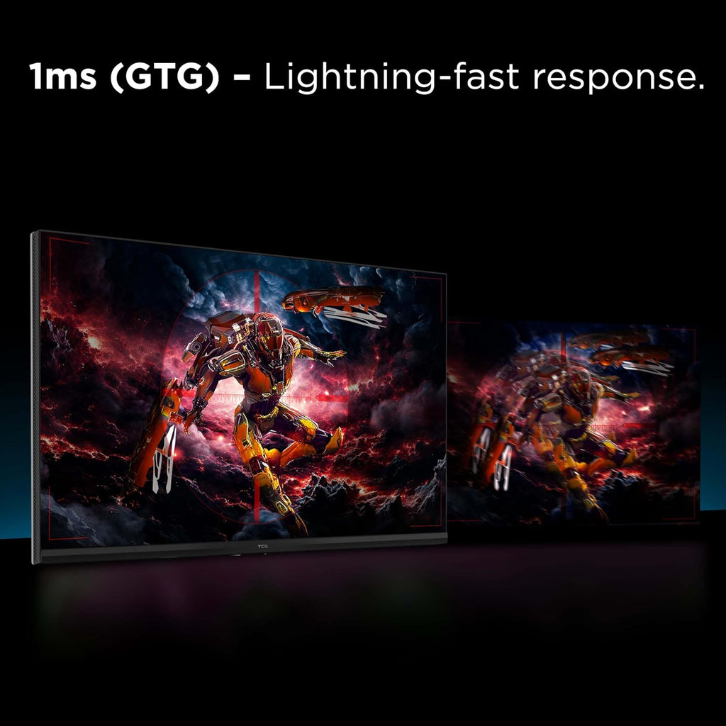 TCL 27' G64 Series QHD HDR QD-Mini LED Gaming Monitor (27G64, 2025 Model) Halo Control System, 180Hz Refresh Rate, LD180 Precise Dimming Series, HDR600 Brightness, 1ms, AMD FreeSync, NVIDIA G-SYNC