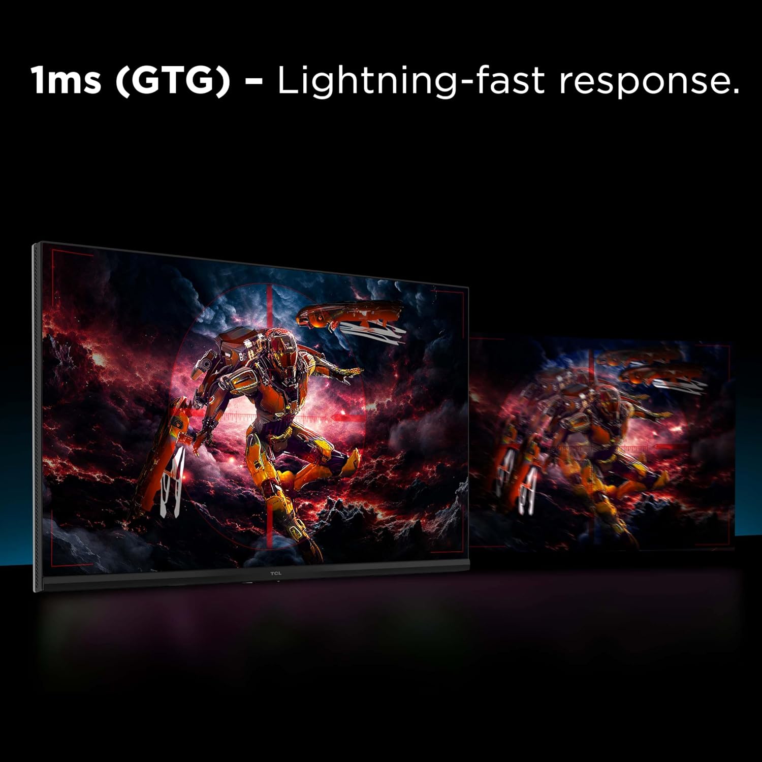 TCL 27' G64 Series QHD HDR QD-Mini LED Gaming Monitor (27G64, 2025 Model) Halo Control System, 180Hz Refresh Rate, LD180 Precise Dimming Series, HDR600 Brightness, 1ms, AMD FreeSync, NVIDIA G-SYNC