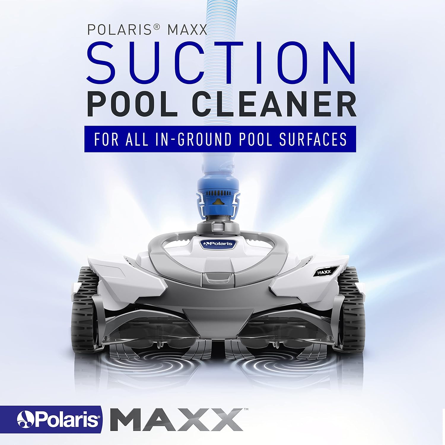 Polaris MAXX Premium Suction-Side Automatic Pool Cleaner for All In-Ground Pool Surfaces, Smart Navigation, Energy Efficient, Halo Technology for Easy Debris Removal